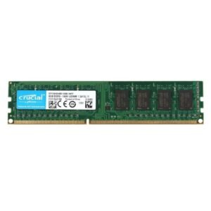 Crucial 8GB DDR3L Desktop RAM 1600Mhz - DIMM - 240pin - Non ECC - PC3L-12800 - 1.35v/1.5v